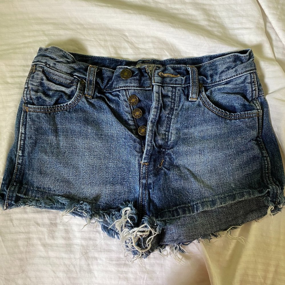 Free People Denim Shorts